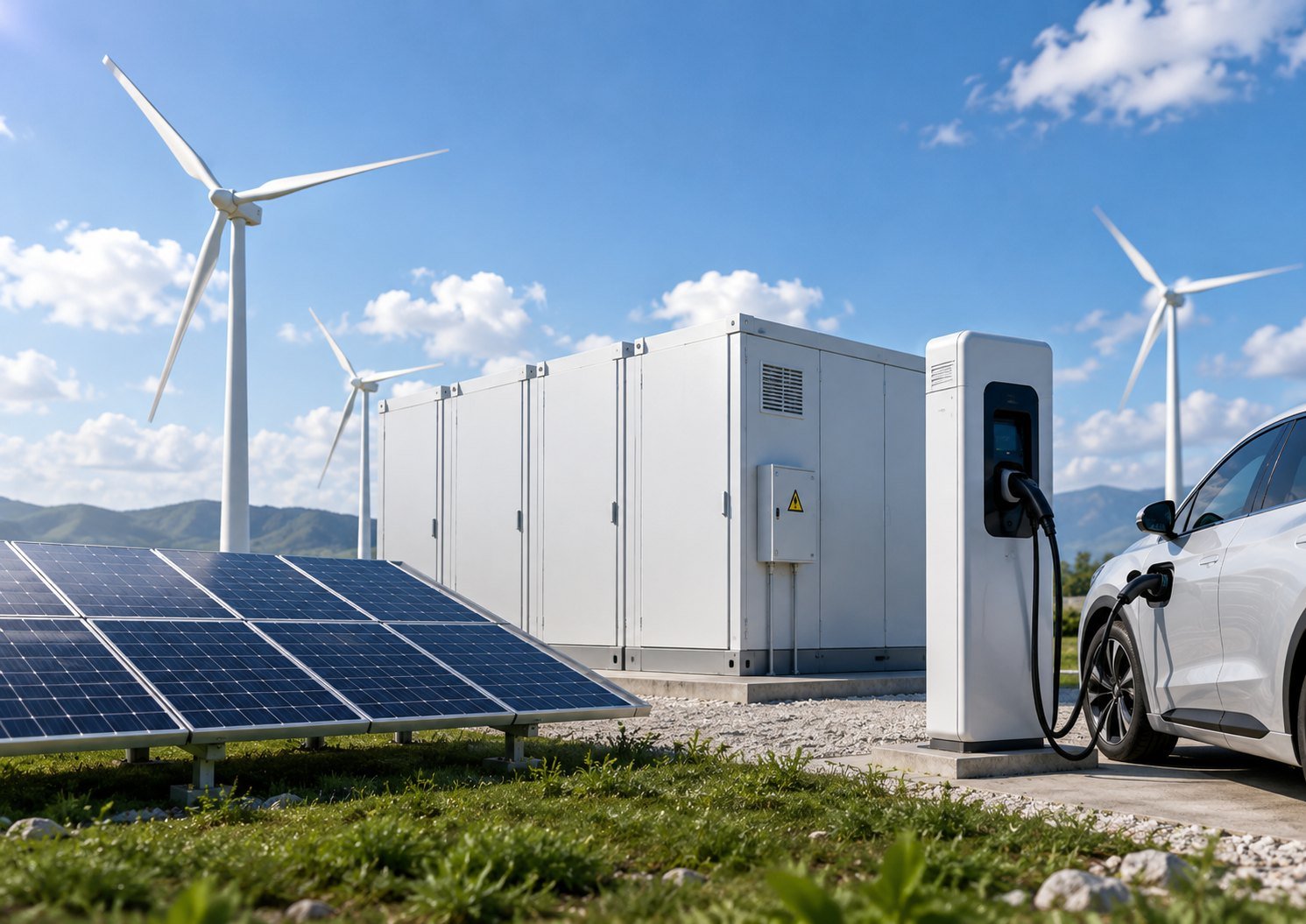 Solar, wind, electric vehicle, and battery energy applications