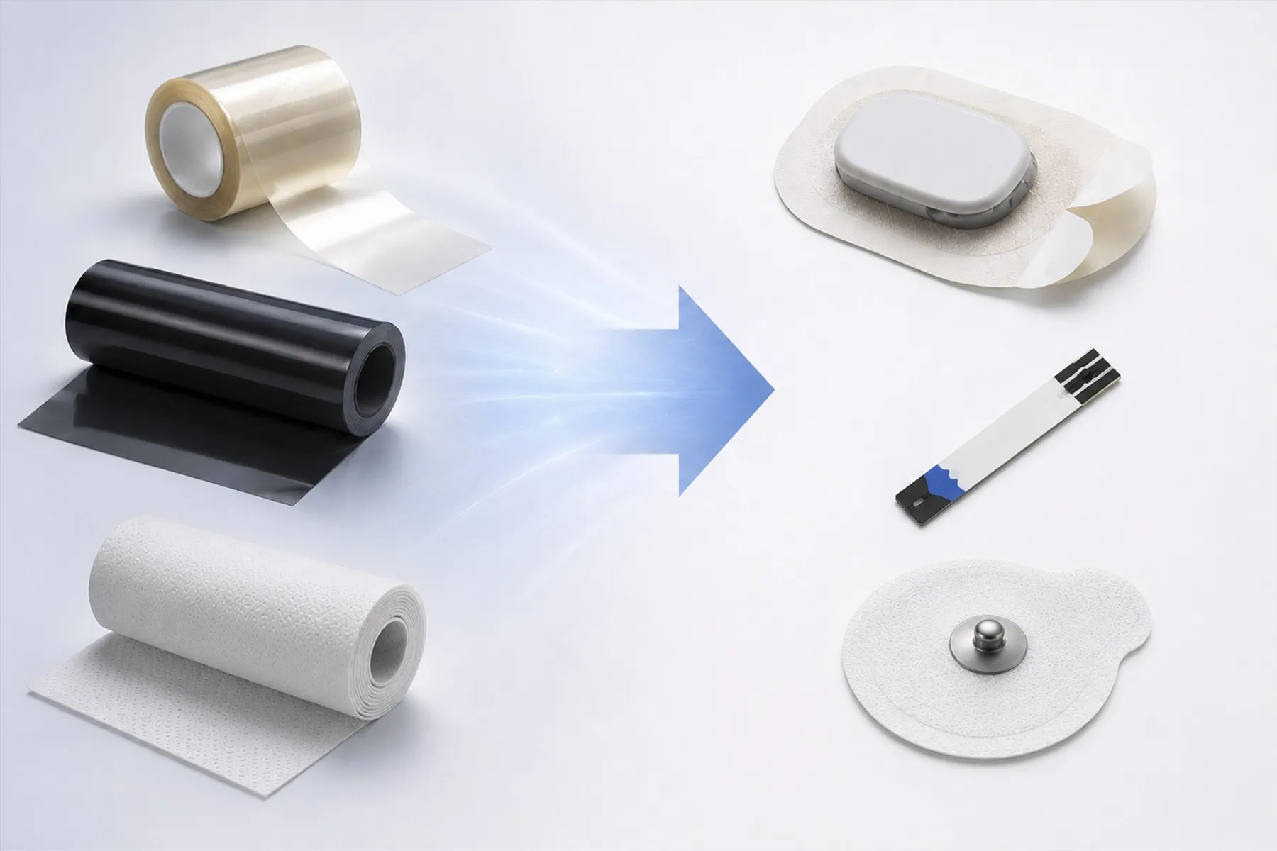 Medical adhesive and functional material platforms